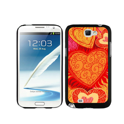 Valentine Love Painting Samsung Galaxy Note 2 Cases DNC | Women - Click Image to Close